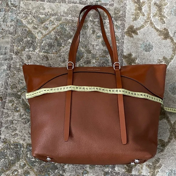 Rebecca Minkoff Brown Leather Tote Bag - Picture 9 of 15